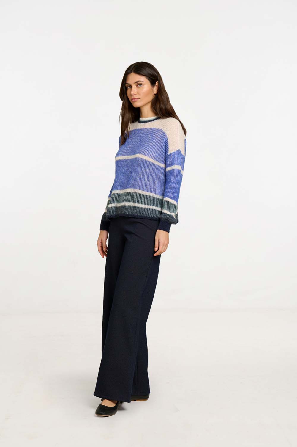Ribbed crochet sweater 3