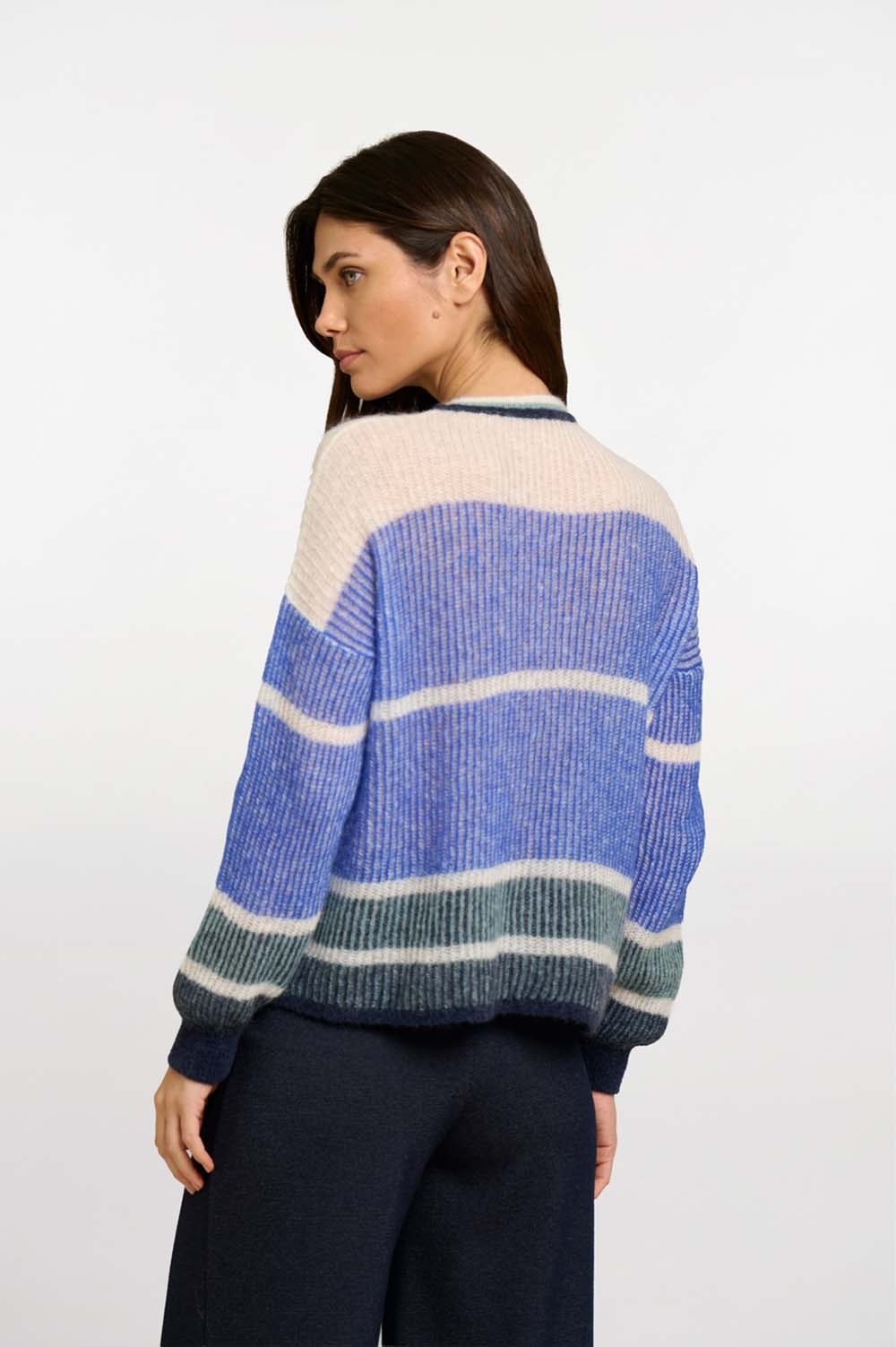 Ribbed crochet sweater 5