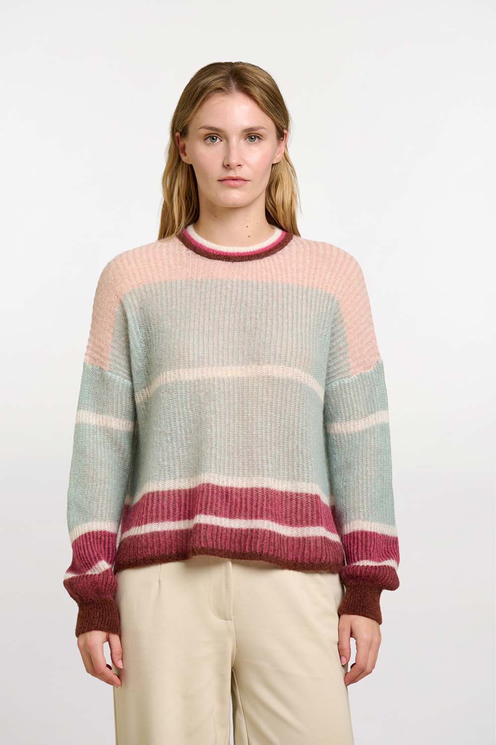 Ribbed crochet sweater 3
