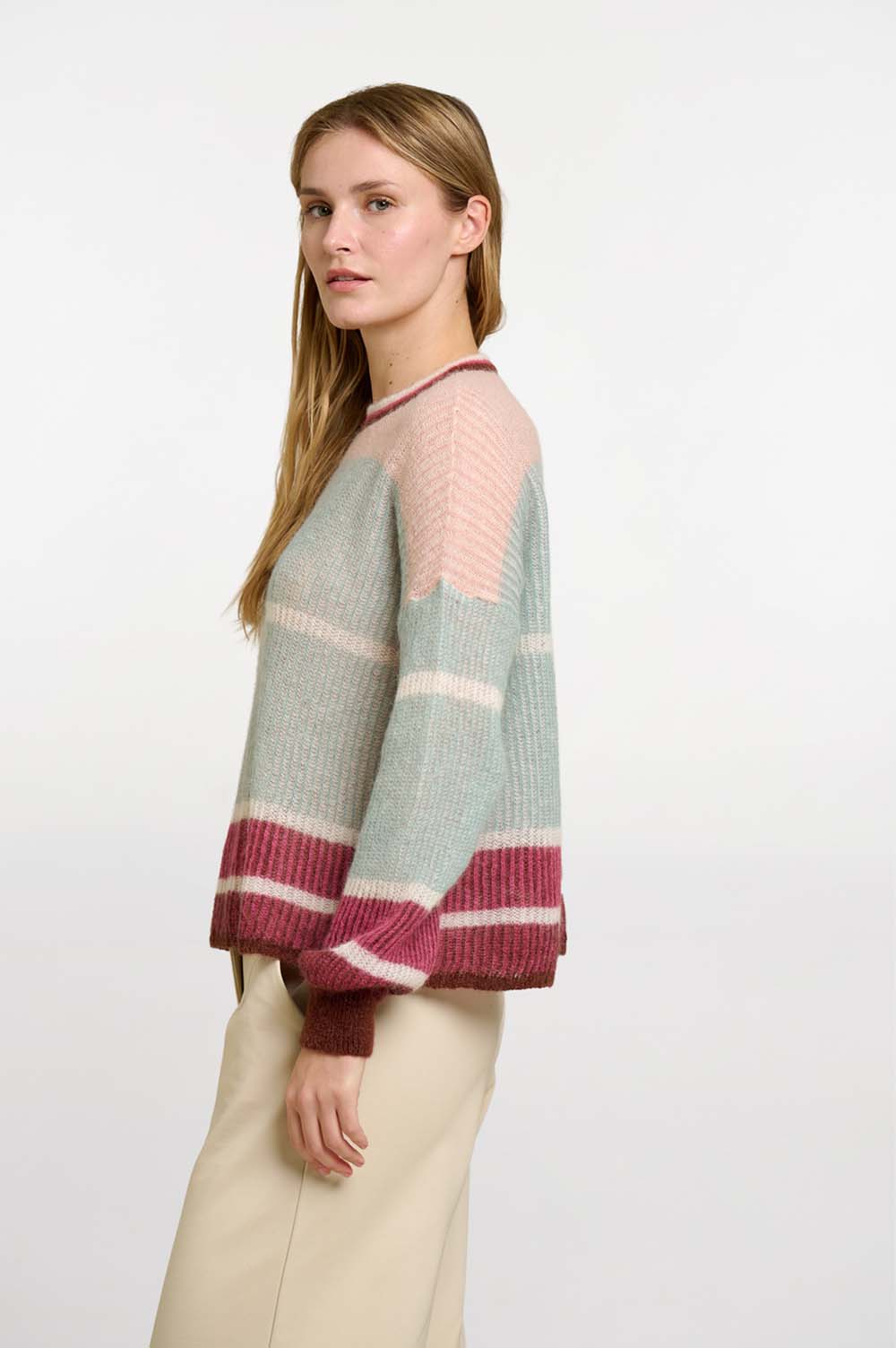 Ribbed crochet sweater 2