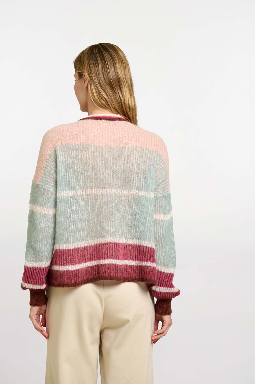Ribbed crochet sweater 4