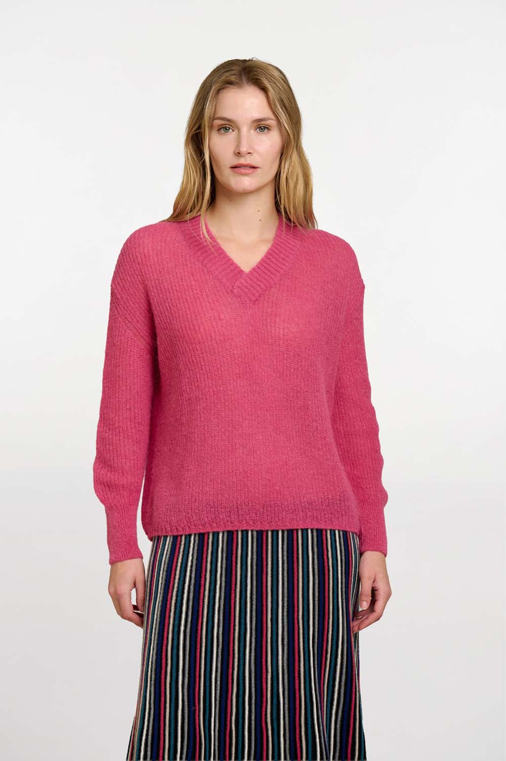 Seed stitch sweater 1