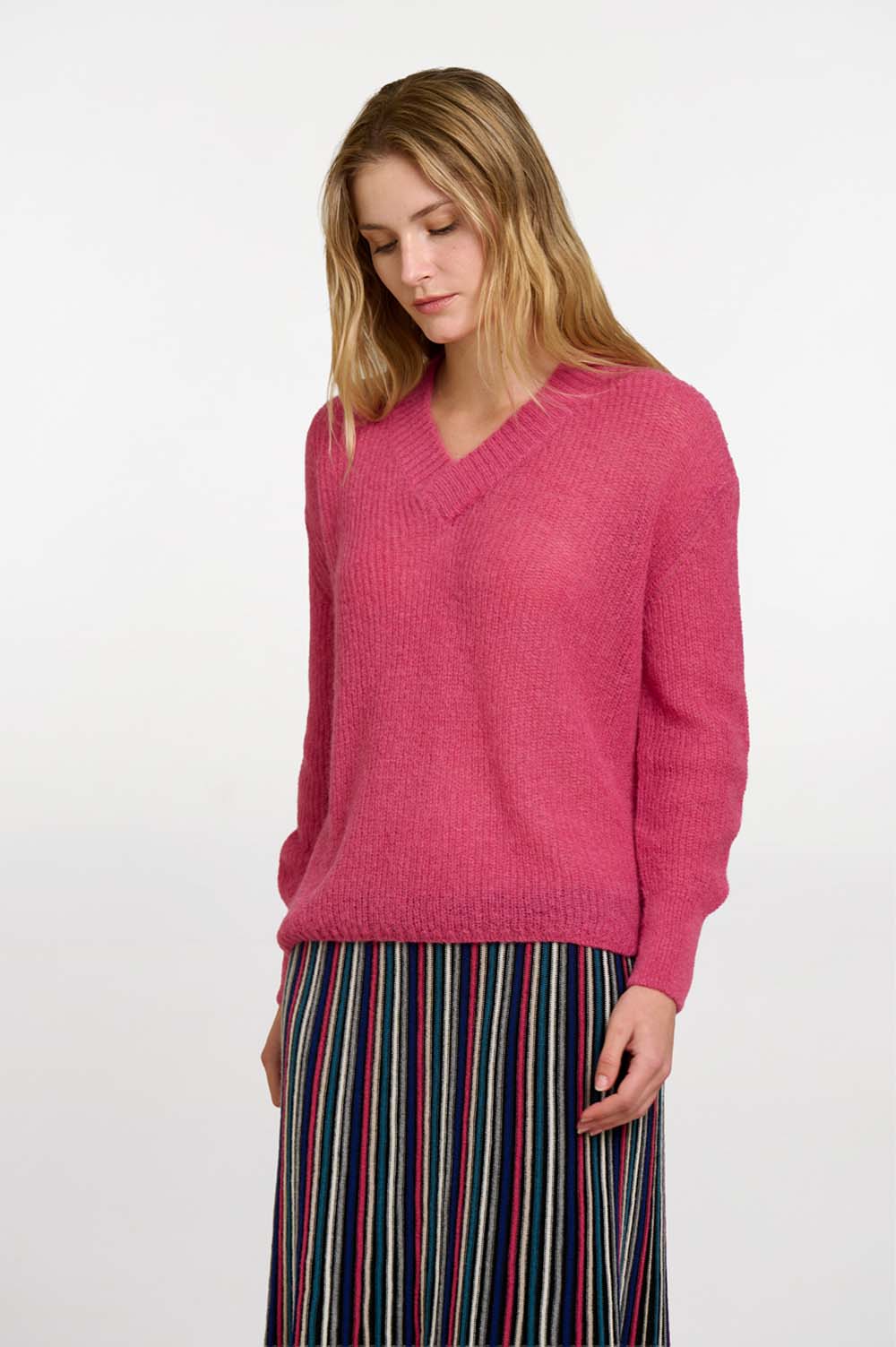 Seed stitch sweater 2