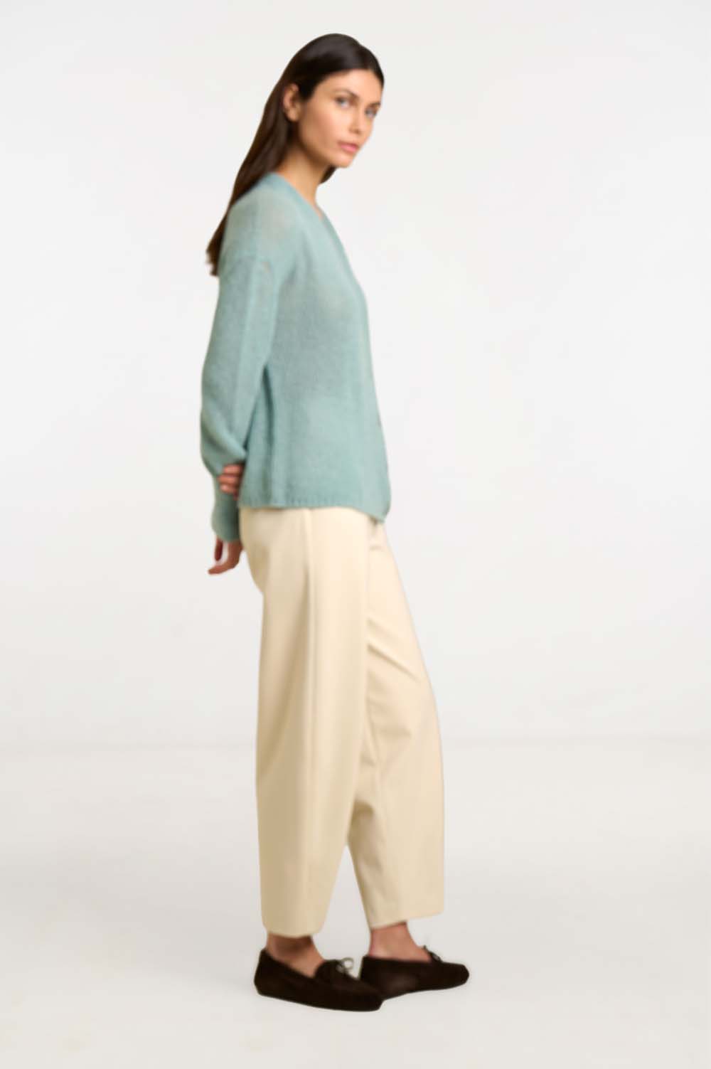 Seed stitch cardigan 2