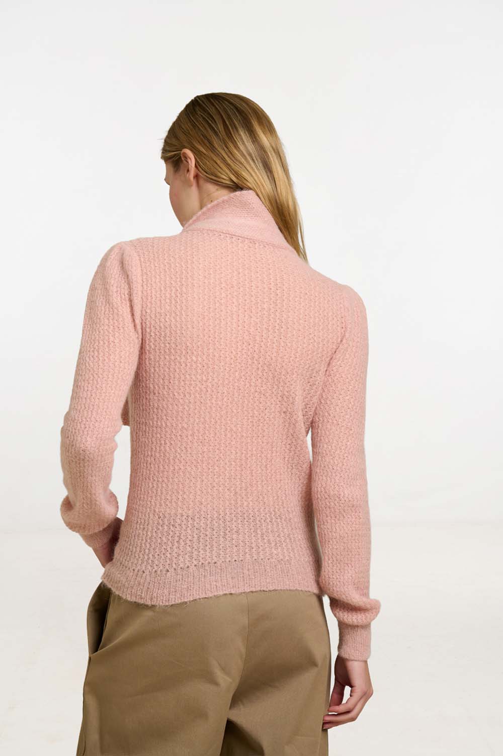 Foulard-neck sweater 6