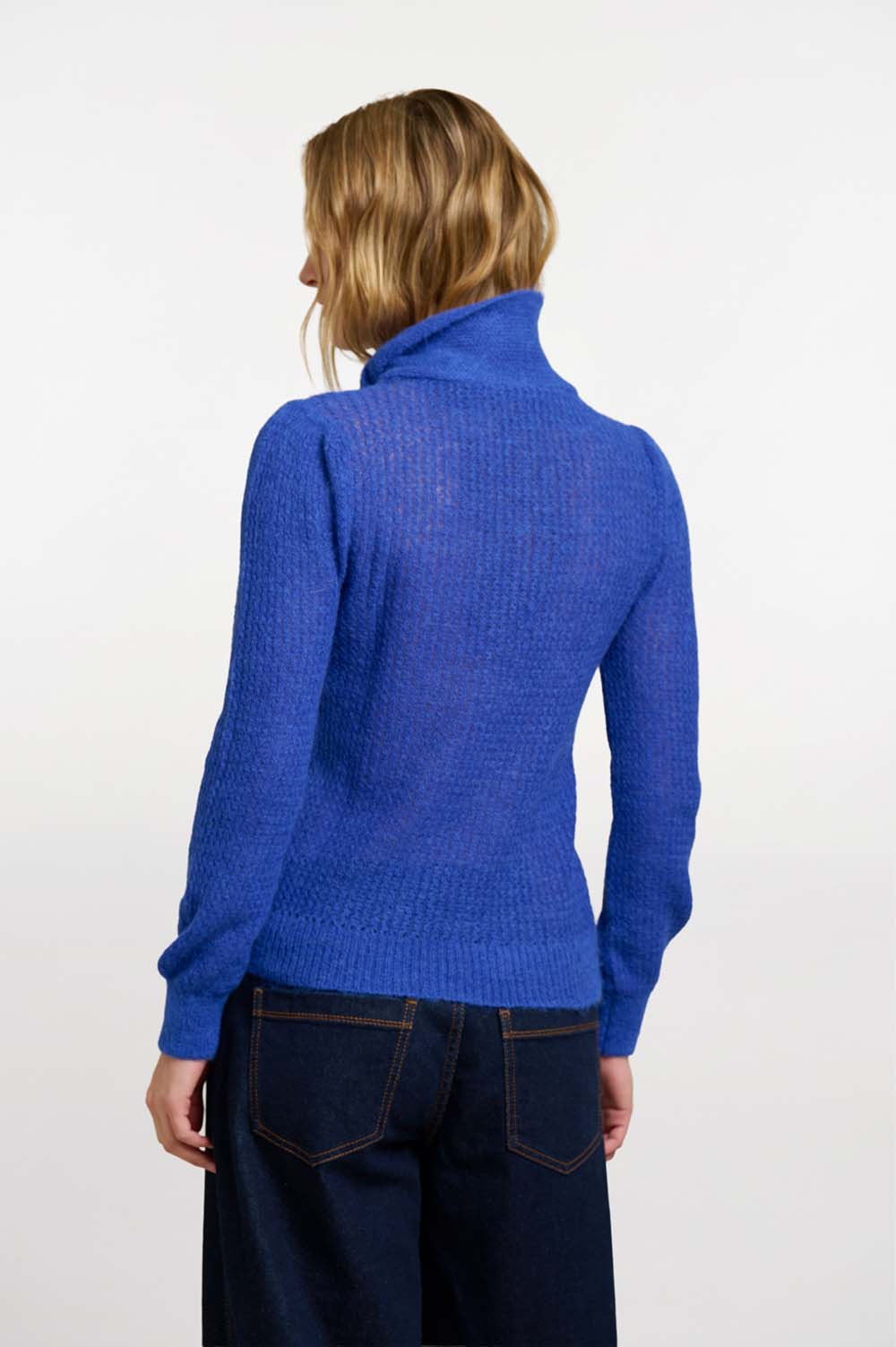 Foulard-neck sweater 4