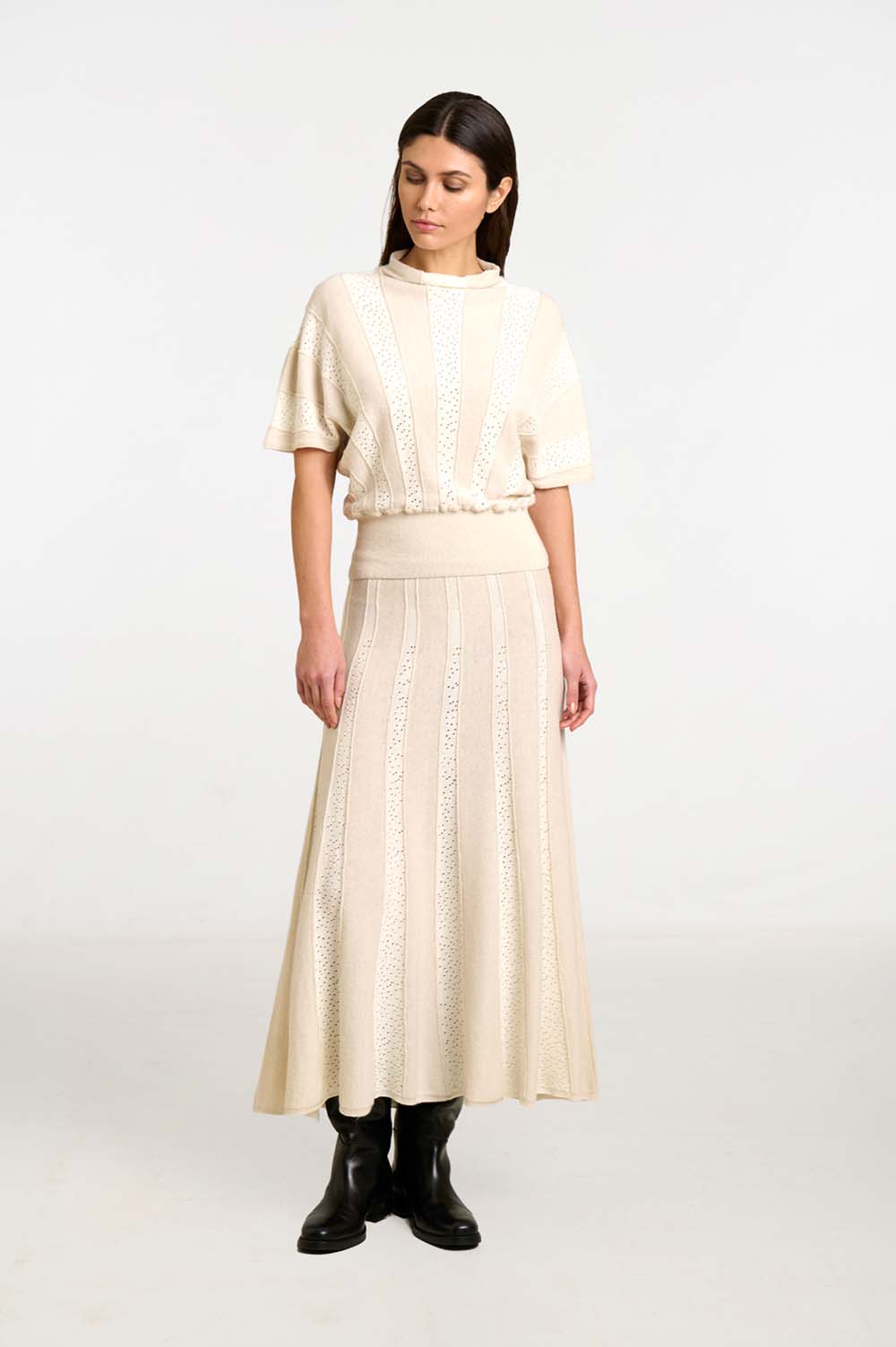 Radial knit poncho | ICONIC PIECES 3