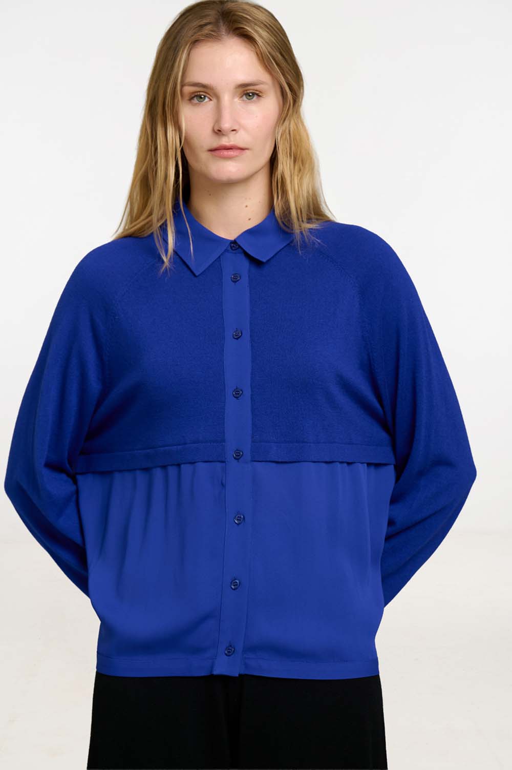 Mixed-material shirt | ICONIC PIECES 4