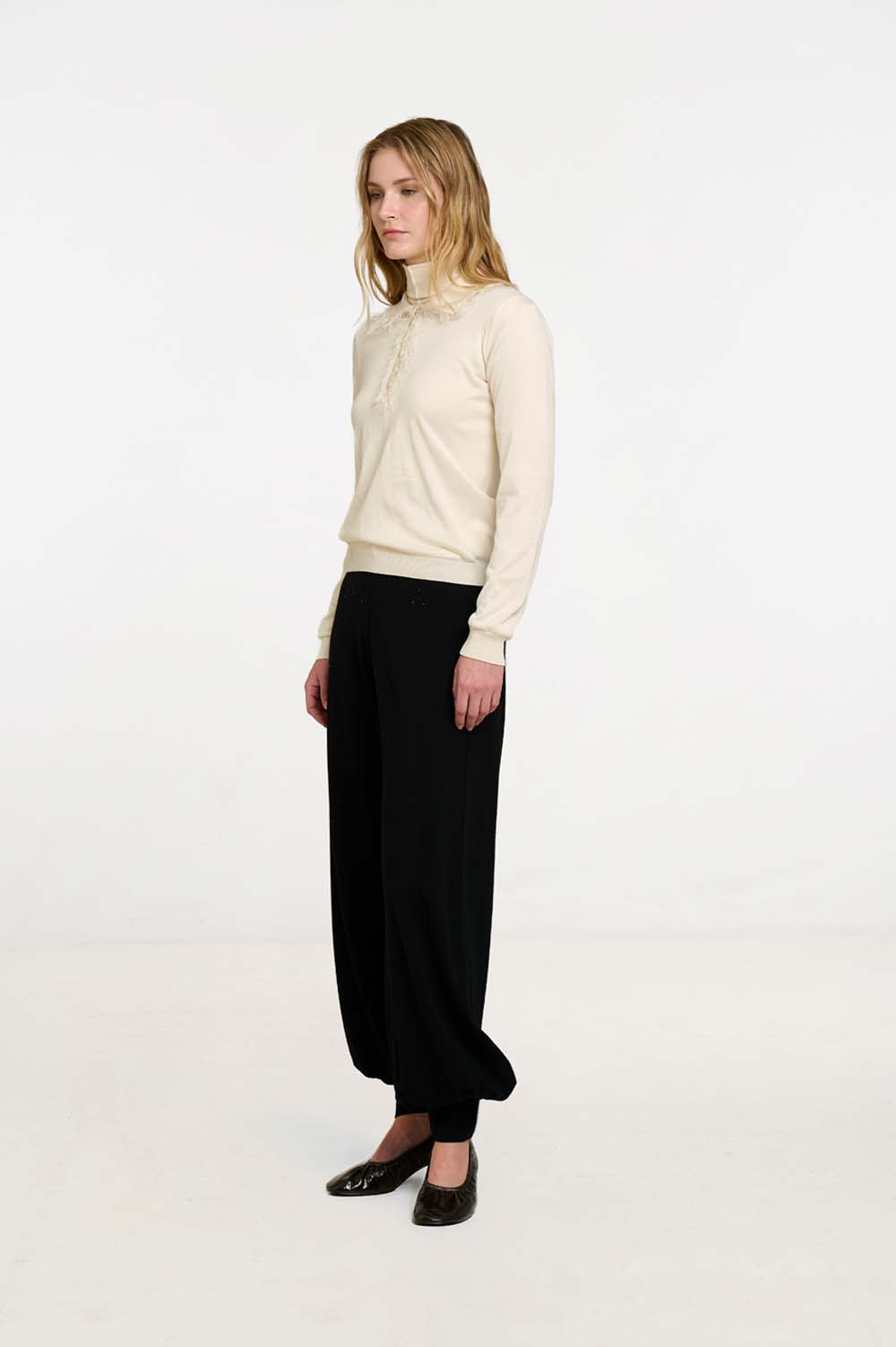 Fringe polo sweater 6