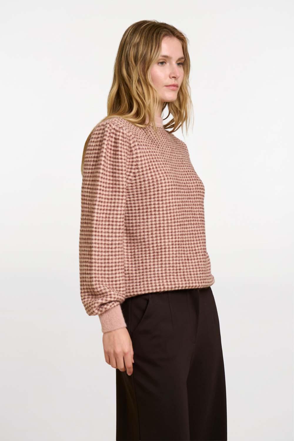 Micro-jacquard sweater 3