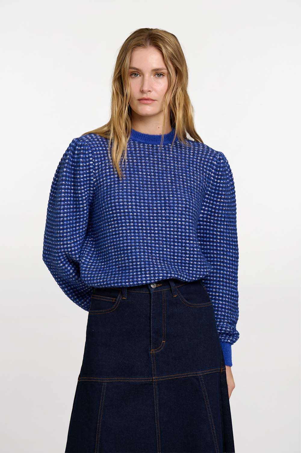 Micro-jacquard sweater 2