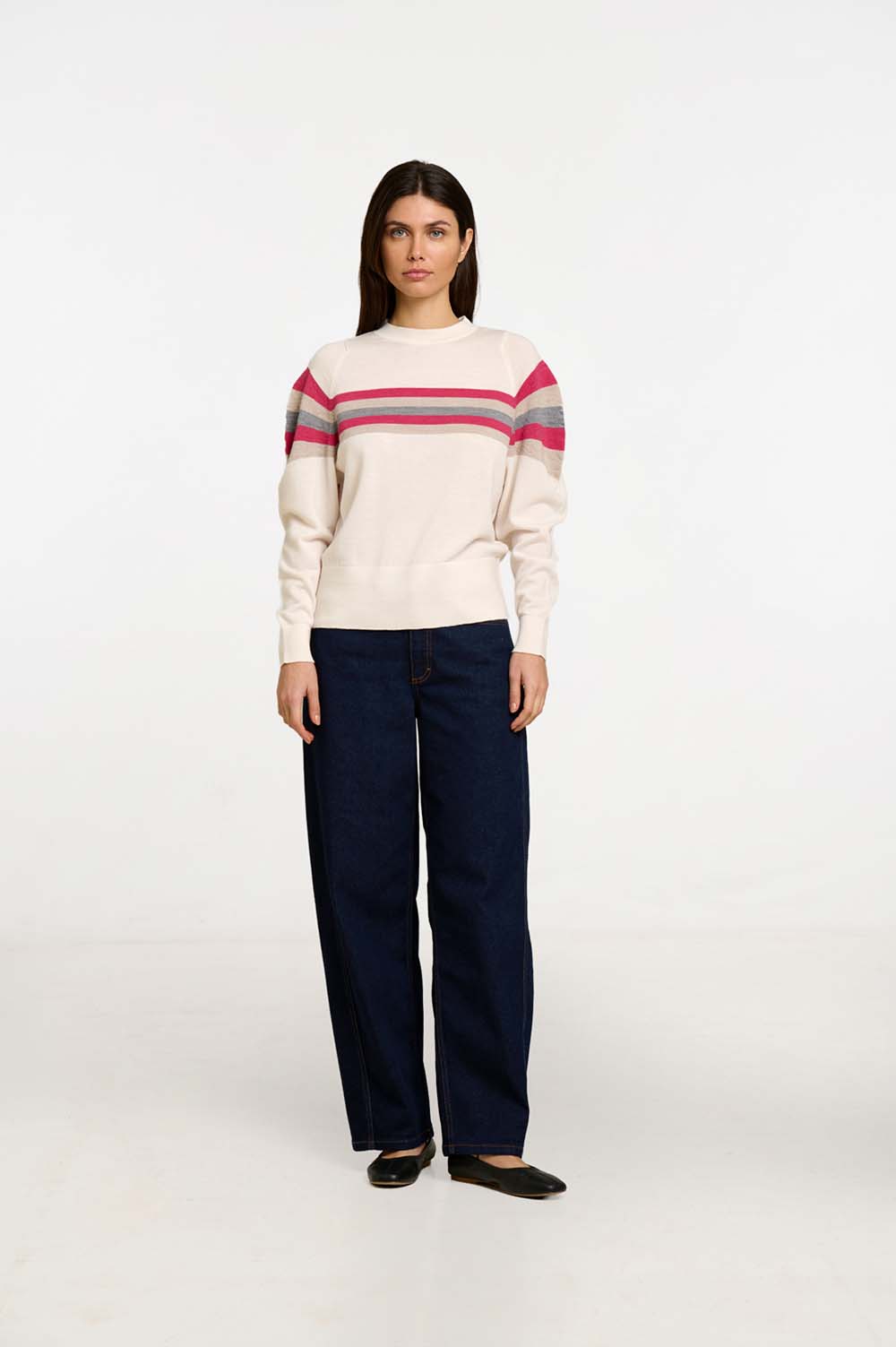 Central stripe sweater 1