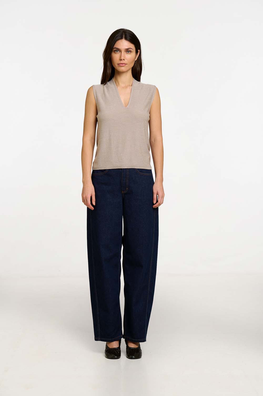 Sequin knit top 1