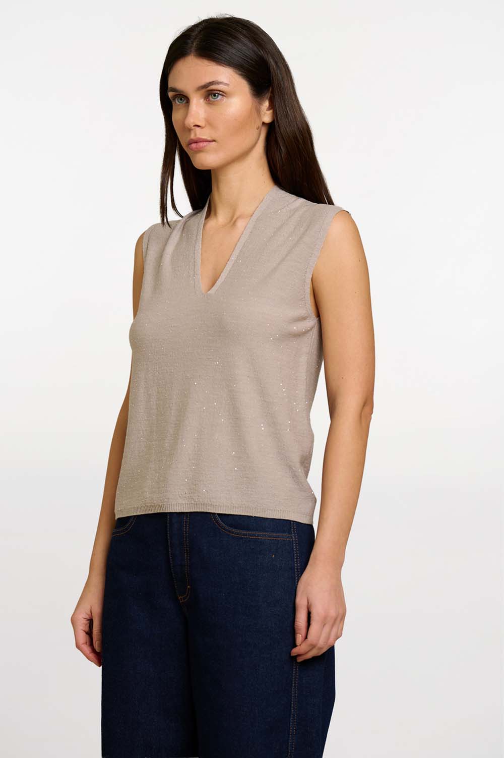Sequin knit top 2