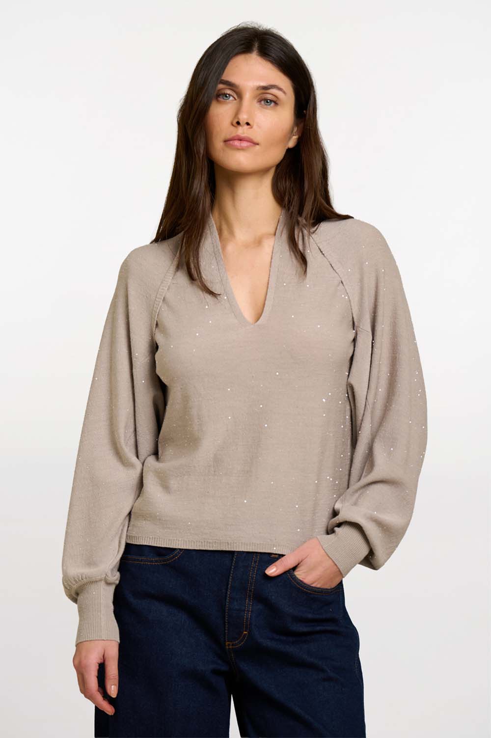 Sequin knit sleeves 3