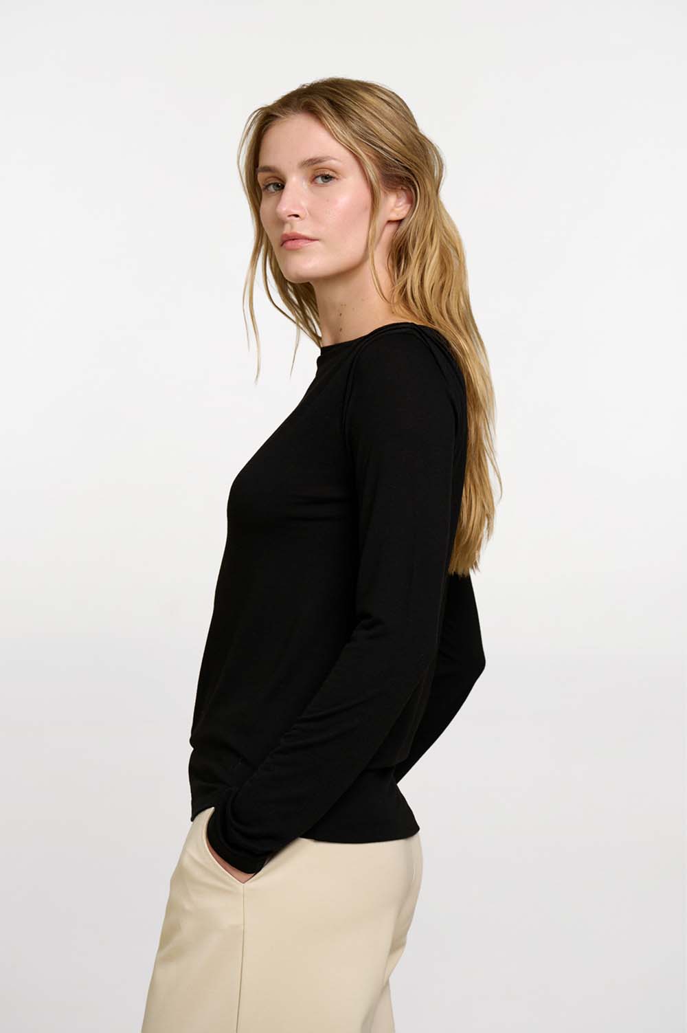 Boat neck T-shirt 3