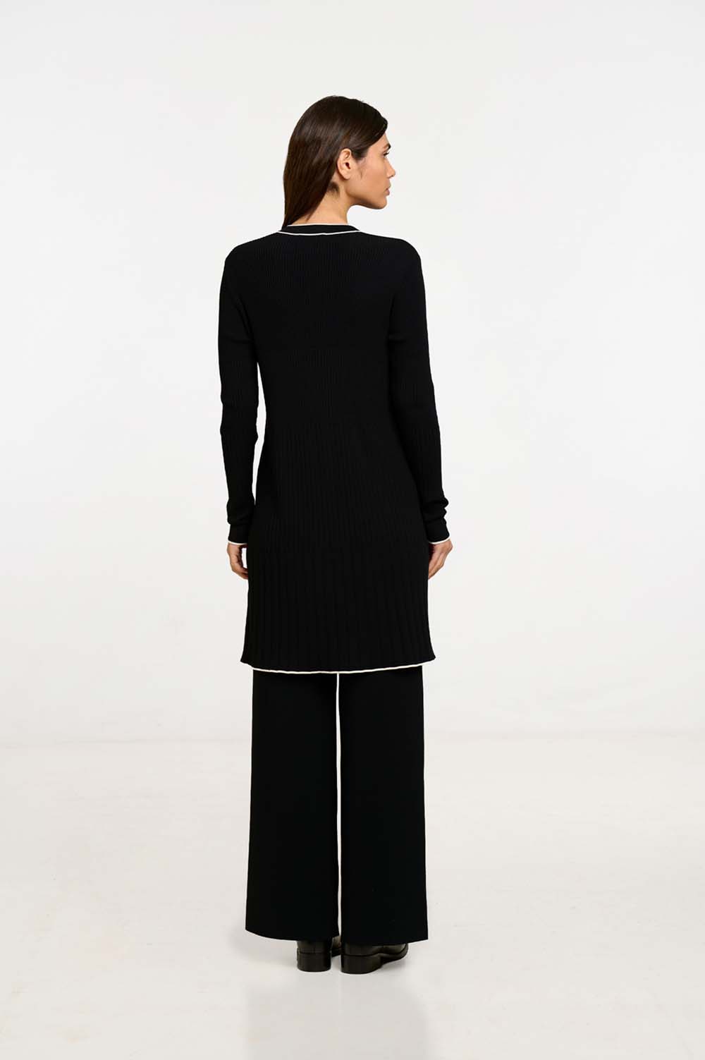 Long rib cardigan 4