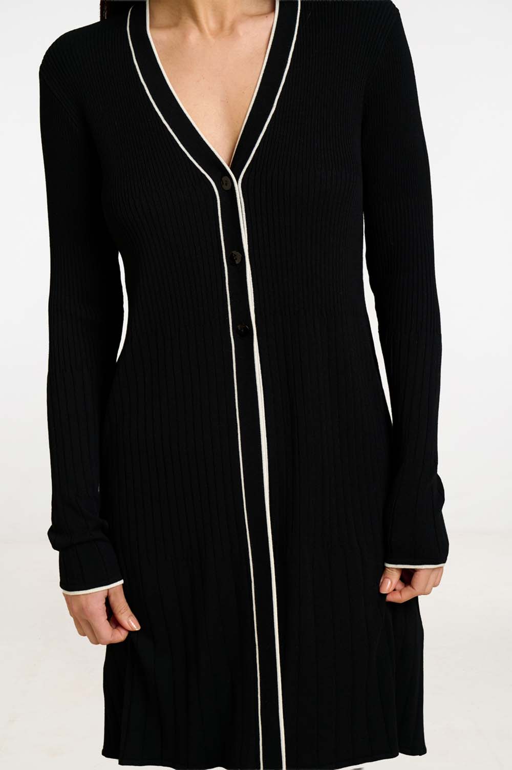 Long rib cardigan 5
