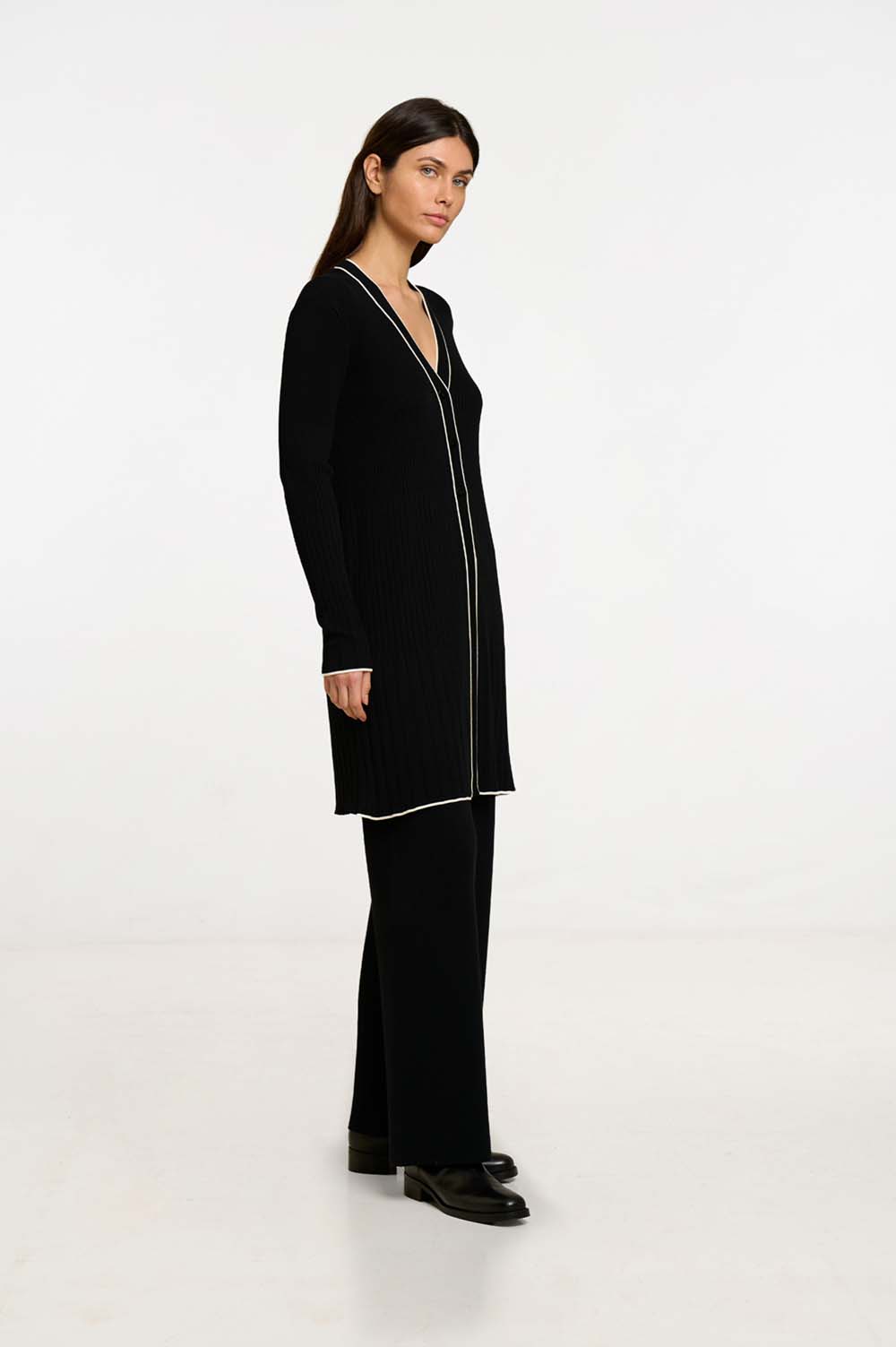 Long rib cardigan 6
