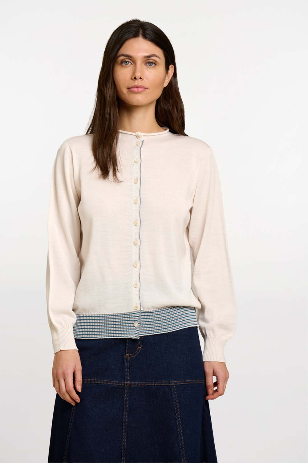 Seamless cardigan