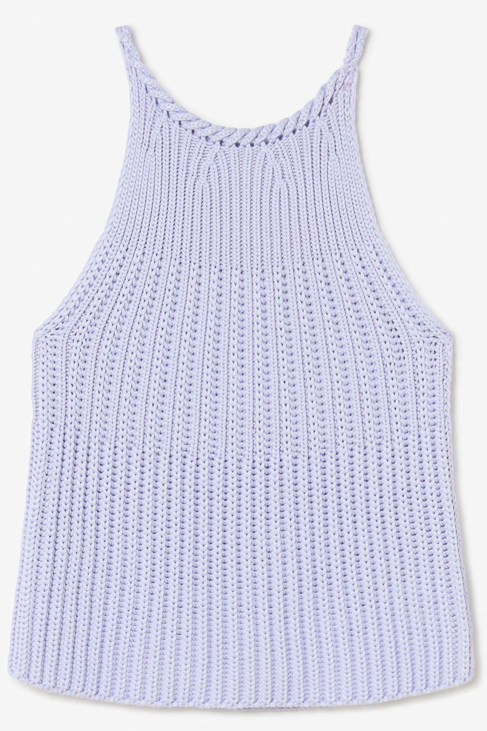 Fully-fashioned halter top