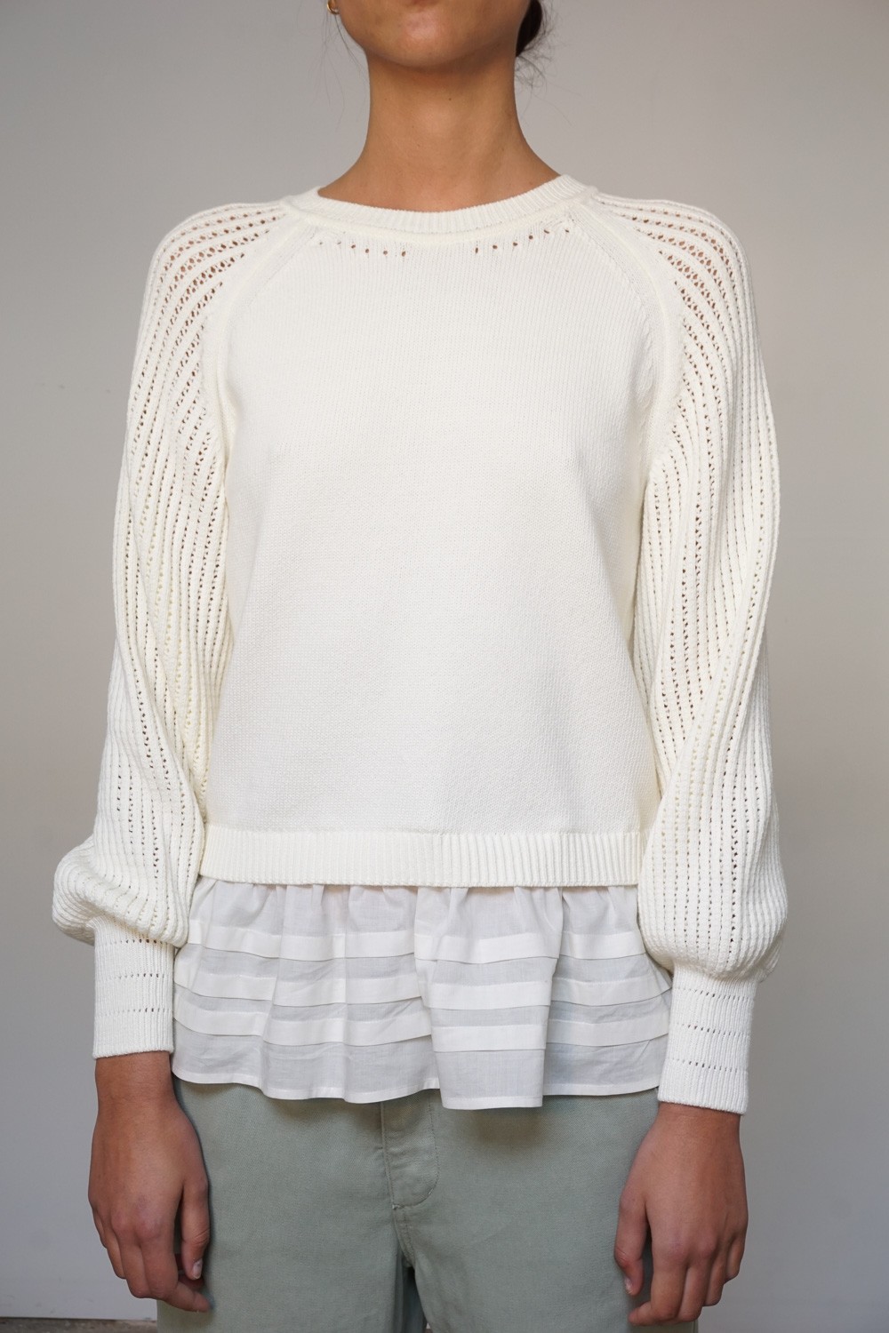 Puff sleeve sweater