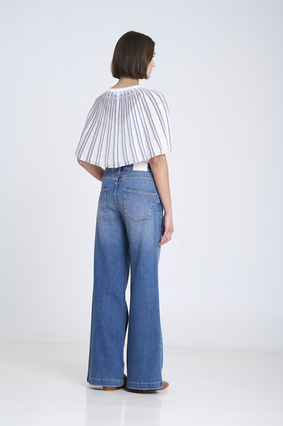 Capa punto radial a rayas | ICONIC PIECES