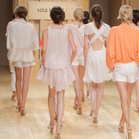 Sita Murt presents her new collection Bloom in the 080 Barcelona Fashion Show